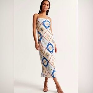 Abercrombie Pattern Slip Dress XS never worn